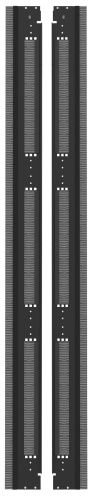 ITK by ZPAS Фальш-панель вертикальная 19" 47U 600мм черная (2шт/компл)