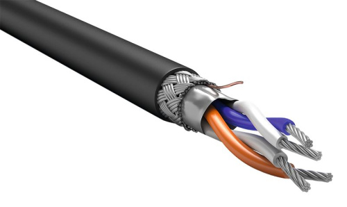 ITK Кабель интерфейсный RS-485 1х2х0,78 нг(А)-HF черный (200м)