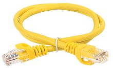 ITK Коммутационный шнур (патч-корд) кат.6 UTP LSZH 15м жёлтый