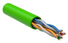 ITK Витая пара U/UTP кат.6 4x2х23AWG solid LSLTx нг(А)-LSLTx зеленый (305м)