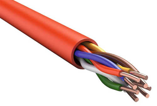 ITK Кабель огнестойкий КПСнг(А)-FRLSLTх 2х2х1,5 красный (200м)