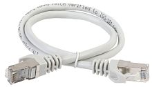 ITK Коммутационный шнур (патч-корд) кат.6 FTP LSZH 15м серый