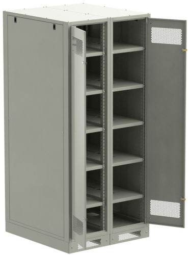 ITK LINEA B Шкаф (пустой) 2000х900х950мм двустворчатая металлическая дверь серый