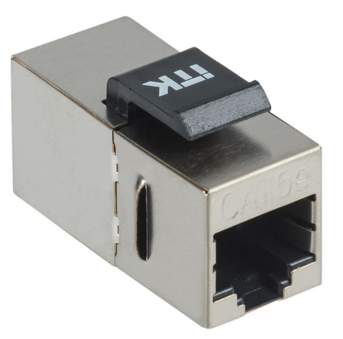 ITK Проходной адаптер кат.5E FTP RJ45-RJ45 Keystone Jack