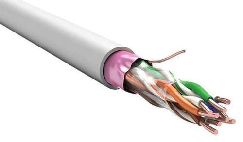 ITK Витая пара F/UTP кат. 5E 4х2х0,52 ZHнг(А)-FRHF оранжевый (305м)