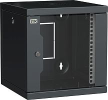 ITK LINEA WS Шкаф 10" 9U 320х310мм дверь обзорная со стеклом черный